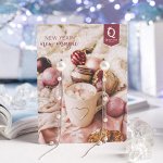 Серьги &quot;Новогодние&quot; дождик, цвет белый в серебре