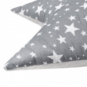 Подушка декоративная звезда «Звездопад», цвет серый, 50х50 см