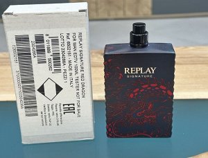 Мужские духи Replay Signature Red Dragon 100 мл. Оригинал