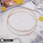 Серьги кольца «Классика» d=8 см