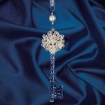 Украшение ёлочное &quot;Ключик с блеском&quot; 5х15 см, микс, прозрачный