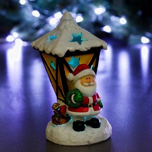 Фигура с подсветкой "Дед Мороз фонарь" 10х10х20см