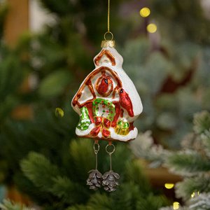 Часы ходики Сказочный лес, стекло