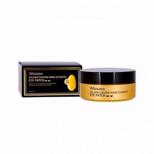 JM SOLUTION GOLDEN COCOON HOME ESTHETIC EYE PATCH (60ea), Омолаживающие патчи для глаз с экстрактом золота (60шт)