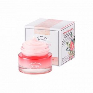 PETITFEE OIL BLOSSOM LIP MASK CAMELLIA SEED OIL (15ml), Увлажняющая маска для губ с маслом камелии (15мл)