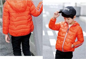 Куртка утепленная детская универсальная с капюшоном