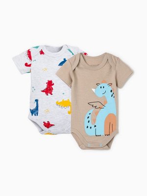 Набор боди Крошка Я Dino, 2 шт.