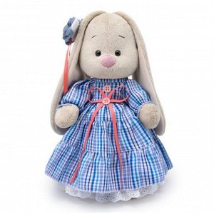 Мягкая игрушка «Зайка Ми» в платье в стиле Кантри, 25 см