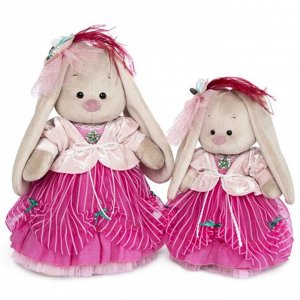 Мягкая игрушка «Зайка Ми барышня» в карамельно-розовом, 25 см