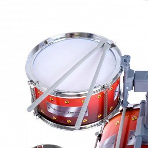 Барабанная установка «Настоящий барабанщик», со стульчиком