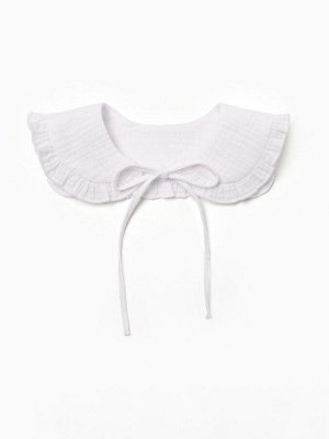 Платье с воротничком Крошка Я Linen, 80-86, зеленый