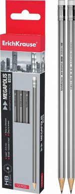 КАРАНДАШ НВ &quot;MEGAPOLIS&quot; С ЛАСТИКОМ