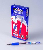 РУЧКА ШАРИКОВАЯ АВТОМАТИЧЕСКАЯ DOMINO D-202 0.7ММ СИНЯЯ