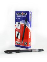 РУЧКА ШАРИКОВАЯ DOMINO D-702 0.5ММ ЧЕРНАЯ