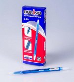 РУЧКА ШАРИКОВАЯ DOMINO D-701 0.5ММ СИНЯЯ