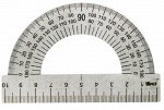 ТРАНСПОРТИР МЕТАЛЛИЧЕСКИЙ 180/100 ПЧЕЛКА
