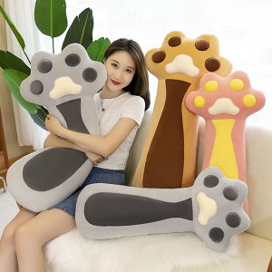 Мягкая игрушка - подушка "Кошачья лапка", 70 см