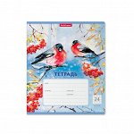 ТЕТРАДЬ 24Л КЛЕТКА &quot;СНЕГИРИ&quot;