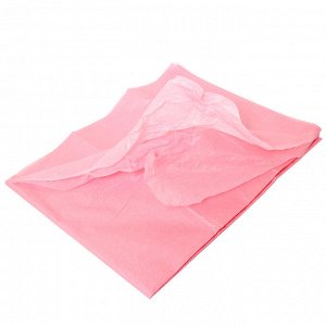 Бумага для упаковки подарков 51*66см тишью "нежно-розовая"