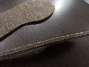 Стельки войлочные для обуви вкладные женские теплые