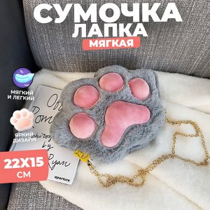 Мягкая сумочка "Кошачья лапка"