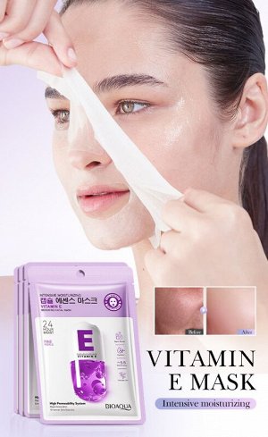 Тканевая маска с витамином Е Bioaqua