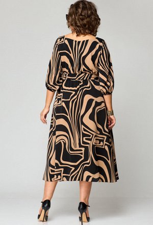 Платье EVA GRANT 7281 капучино