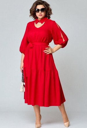 Платье EVA GRANT 7327 красный