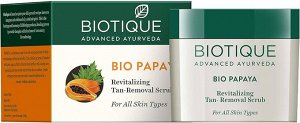 Bio Papaya Revitalizing Tan Removal Scrub/Биотик Био Папайя Разглаживающий и восстанавливающий Скраб