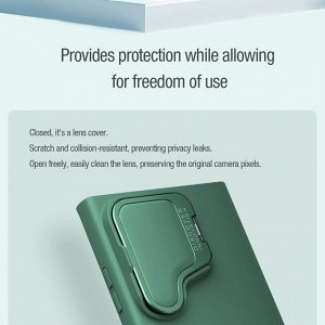 Чехол Nillkin CamShield Silky Prop Silicone Case для Galaxy S24 Ultra