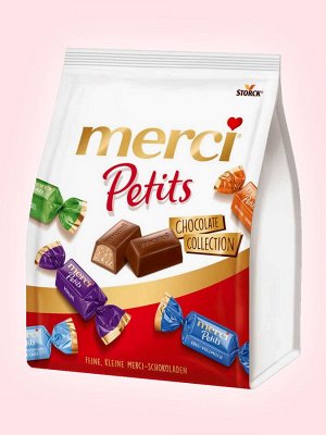 Набо шоколадных конфет от Мерси Шторк Merci Petits 200 гр