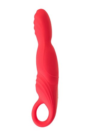 Вибратор для точки G с двигающейся головкой Flovetta CARNATION, силикон, розовый, 19 см