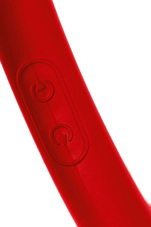 Двусторонний вибратор Black&Red by TOYFA, силикон, красный, 35 см
