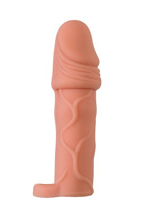 Насадка на пенис XLover by TOYFA для увеличения размера, TPE, телесный, 16 см
