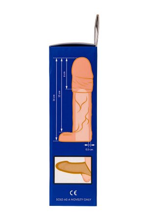 Насадка на пенис XLover by TOYFA для увеличения размера, TPE, телесный, 16 см