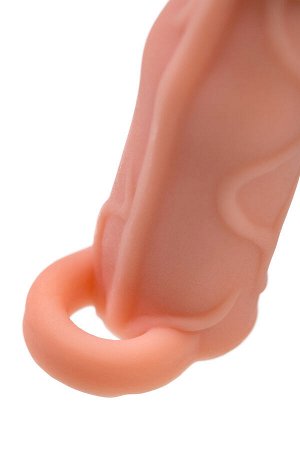 Насадка на пенис XLover by TOYFA для увеличения размера, TPE, телесный, 16 см