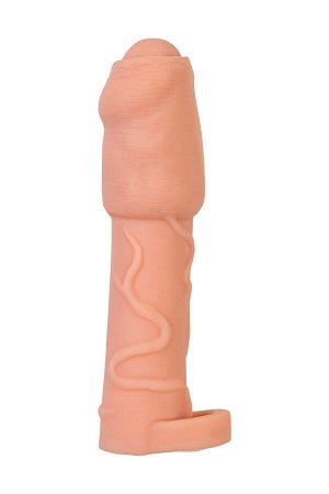 Насадка на пенис XLover by TOYFA для увеличения размера, TPE, телесный, 16 см