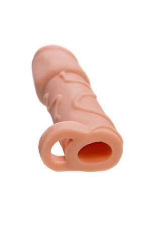 Насадка на пенис XLover by TOYFA для увеличения размера, TPE, телесный, 16 см