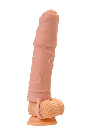 Насадка на пенис XLover by TOYFA для увеличения размера, TPE, телесный, 16 см
