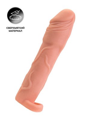 Насадка на пенис XLover by TOYFA для увеличения размера, TPE, телесный, 19 см