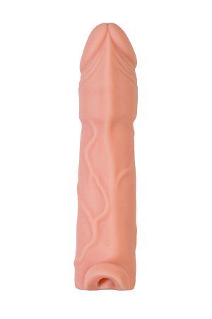 Насадка на пенис XLover by TOYFA для увеличения размера, TPE, телесный, 19 см