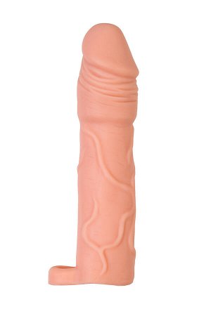 Насадка на пенис XLover by TOYFA для увеличения размера, TPE, телесный, 19 см