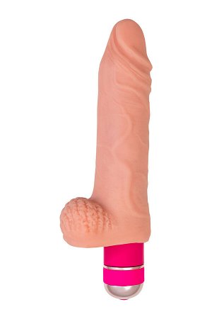 Насадка на пенис XLover by TOYFA для увеличения размера, с мошонкой, TPE, телесный, 16 см