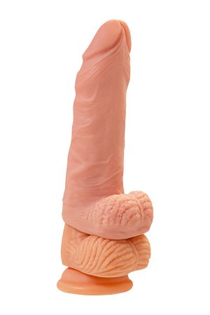 Насадка на пенис XLover by TOYFA для увеличения размера, с мошонкой, TPE, телесный, 16 см