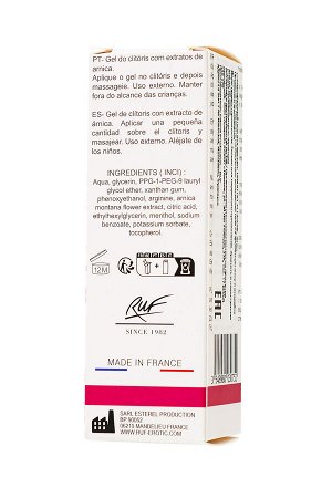Стимулирующий гель для женщин RUF TABOO GEL PLEASURE, 30 мл.