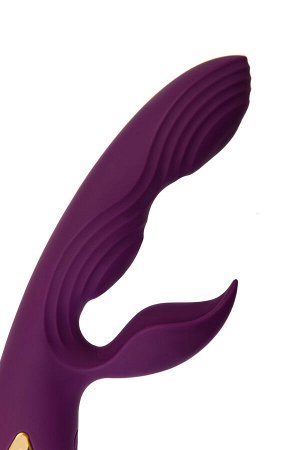 Вибратор с клиторальным стимулятором L'Eroina Octar, силикон, фиолетовый, 24,5 см
