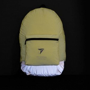 Рюкзак молодёжный Yes T-66, 45 x 31 x 14 см, Yellow (100% из светоотражающего материала)