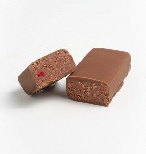 Шоколадный батончик с кешью + вишня Без глютена, 45 г Raw to go