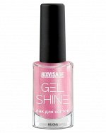 Лак для ногтей GEL SHINE, 107 Розовый с серебристым шиммером