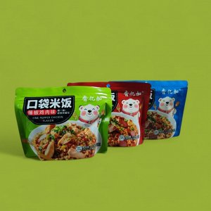 Рис быстрого приготовления “Kouda Mifan” со вкусом курицы с перцем 155гр